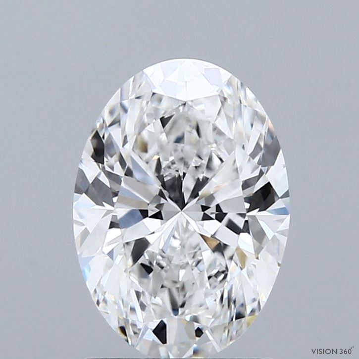 1.87ct Oval E VVS2 Lab Created Diamond