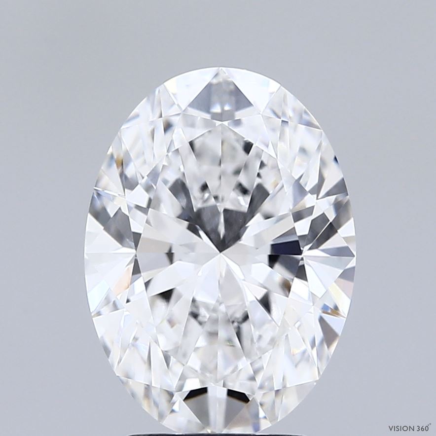 3.03ct Oval D VVS1 Lab Created Diamond