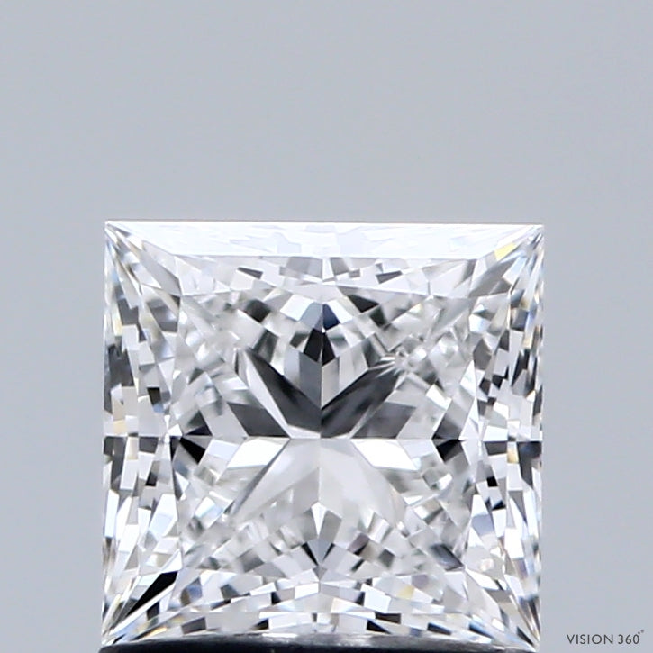 1.12ct Princess E VVS1 Lab Created Diamond