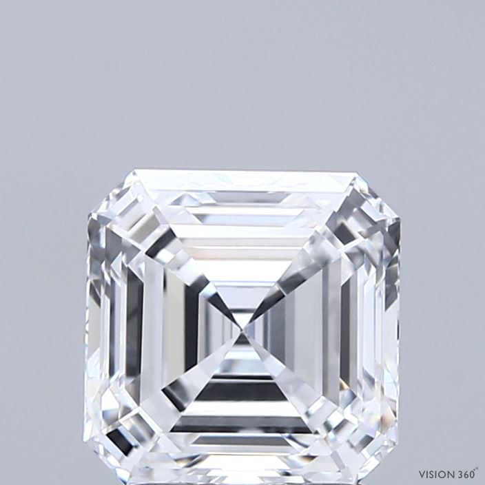 2.09ct Asscher D VVS1 Lab Created Diamond