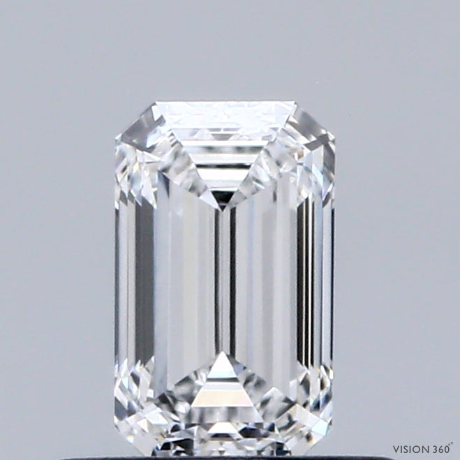 0.62ct Emerald D VVS1 Lab Created Diamond