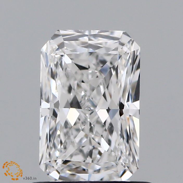 0.79ct Radiant E VS1 Lab Created Diamond