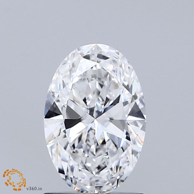 1ct Oval D VVS2 Lab Created Diamond
