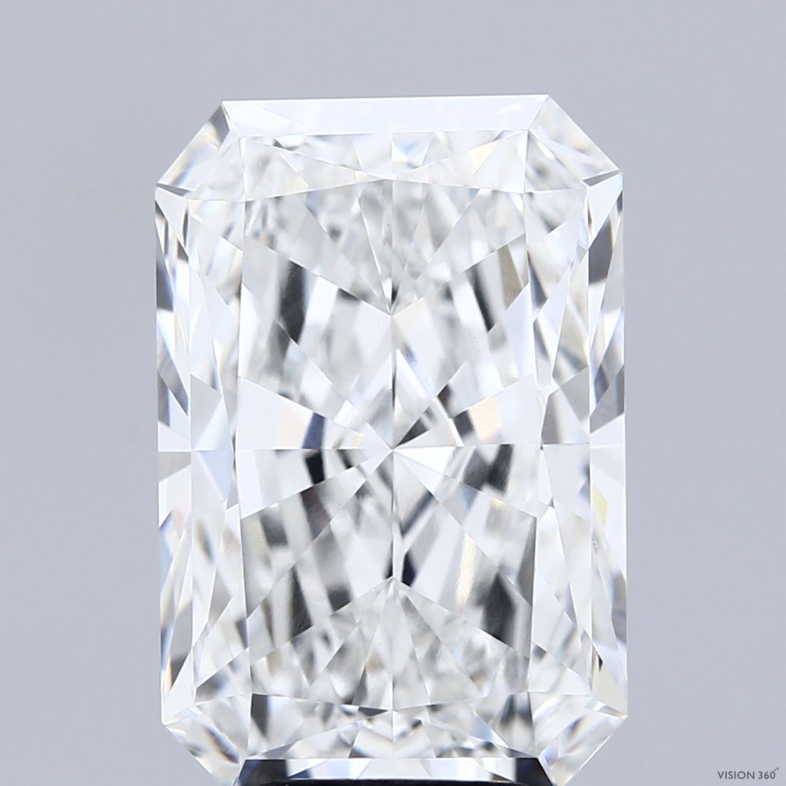 8.55ct Radiant F VVS2 Lab Created Diamond