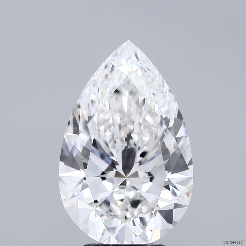 4.01ct Pear E VS1 Lab Created Diamond