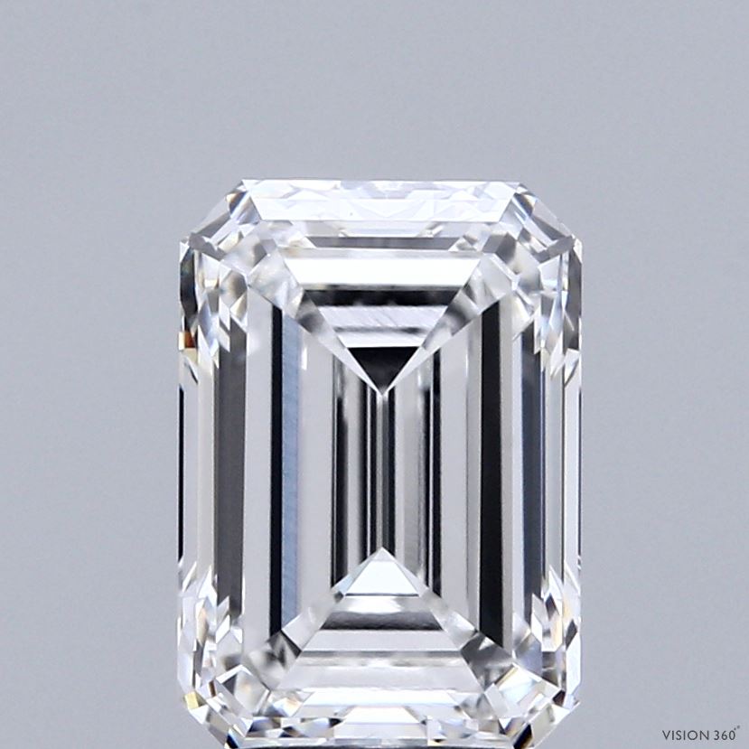 2.9ct Emerald E VS1 Lab Created Diamond