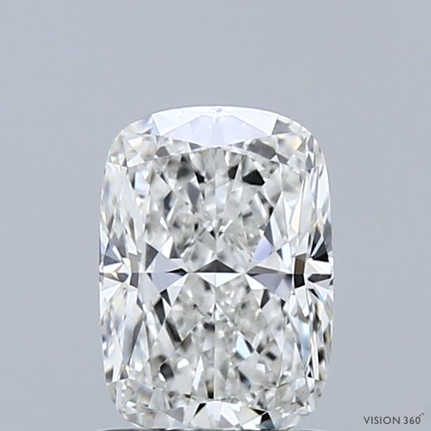 1.11ct Cushion F VVS2 Lab Created Diamond