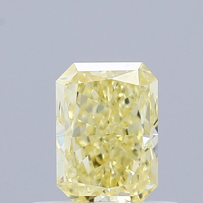 0.5ct Radiant FANCY INTENSE YELLOW VS1 Lab Created Diamond