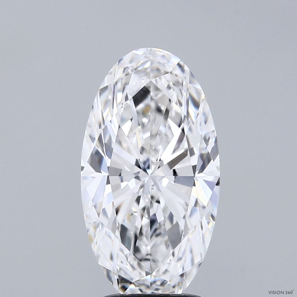 3.02ct Oval E VS1 Lab Created Diamond