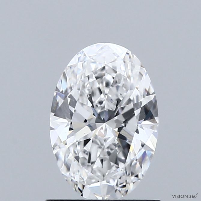 1.09ct Oval D VS1 Lab Created Diamond