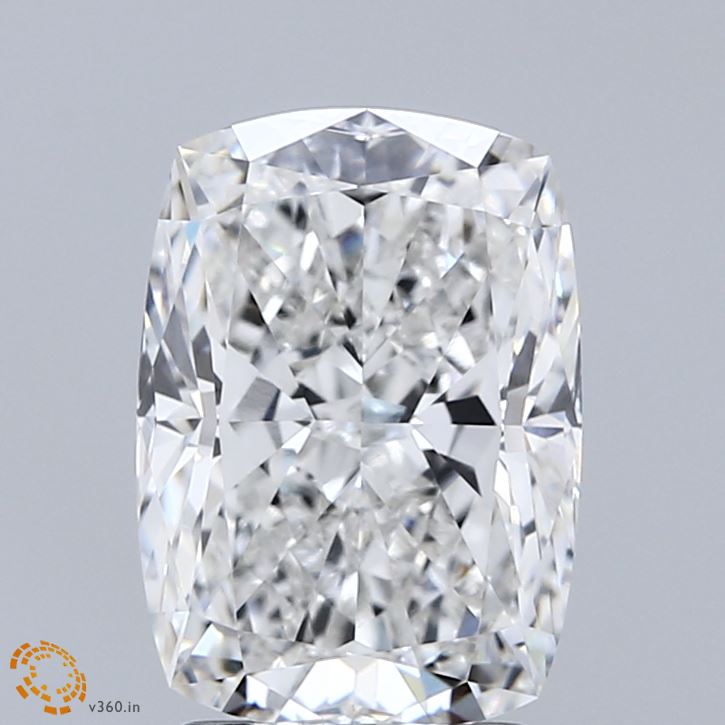 3.1ct Cushion F VVS2 Lab Created Diamond