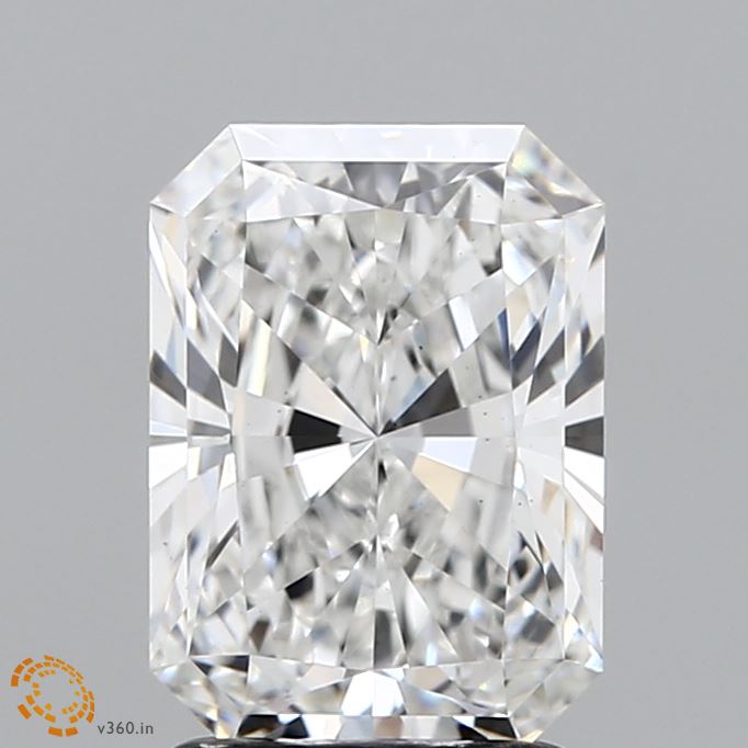 2.08ct Radiant F VS2 Lab Created Diamond