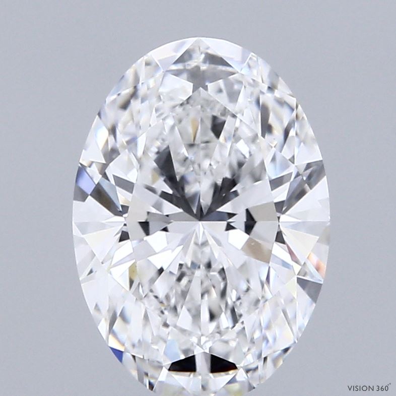 2.55ct Oval D VS1 Lab Created Diamond