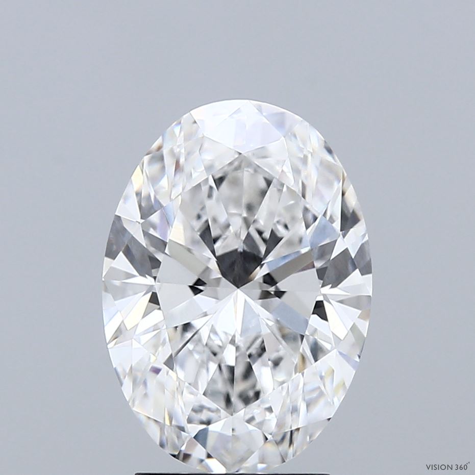 3.1ct Oval D VVS1 Lab Created Diamond