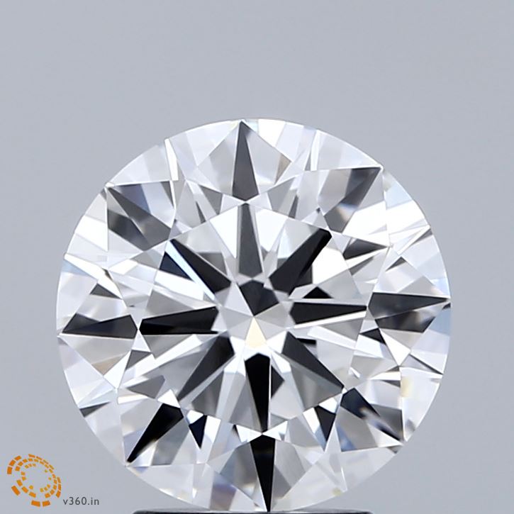 2.8ct Round E VVS2 Lab Created Diamond