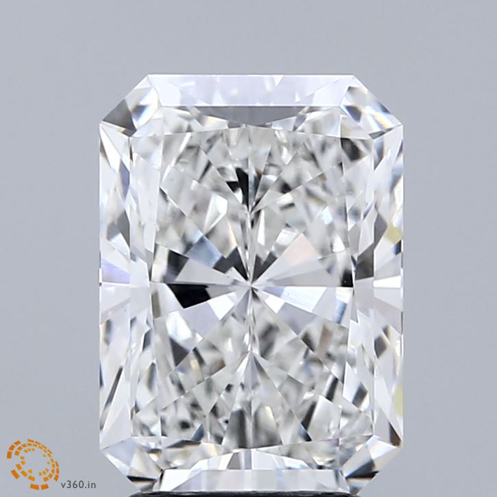 3.08ct Radiant F VS1 Lab Created Diamond