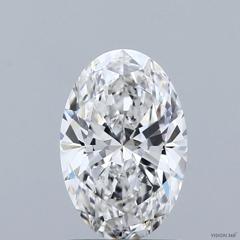 1.72ct Oval F VVS2 Lab Created Diamond