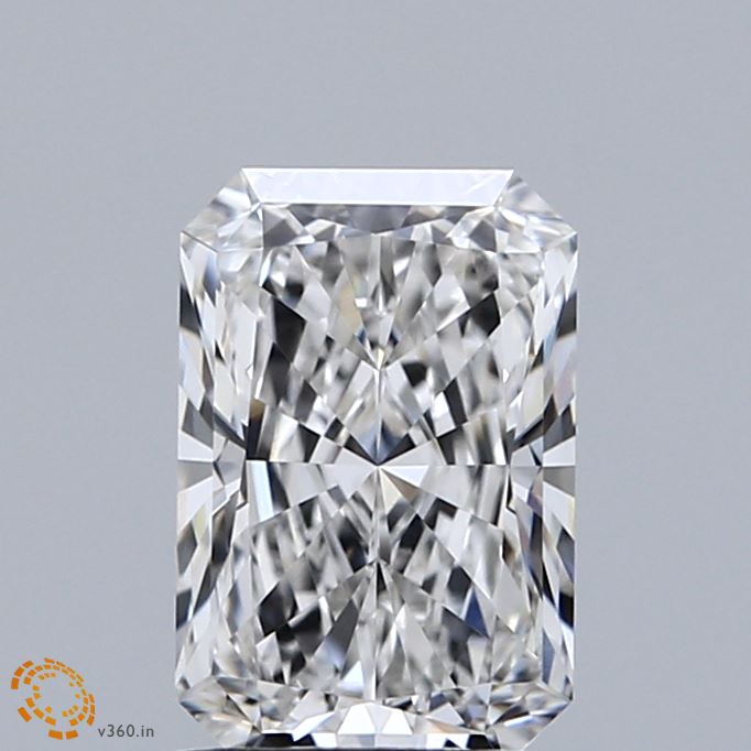 1.51ct Radiant F VVS1 Lab Created Diamond