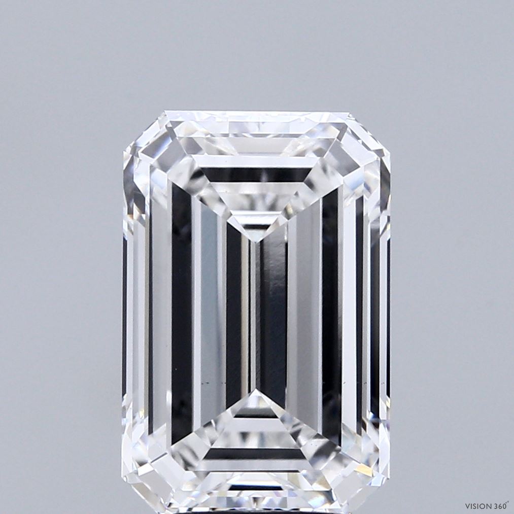5.02ct Emerald E VS1 Lab Created Diamond