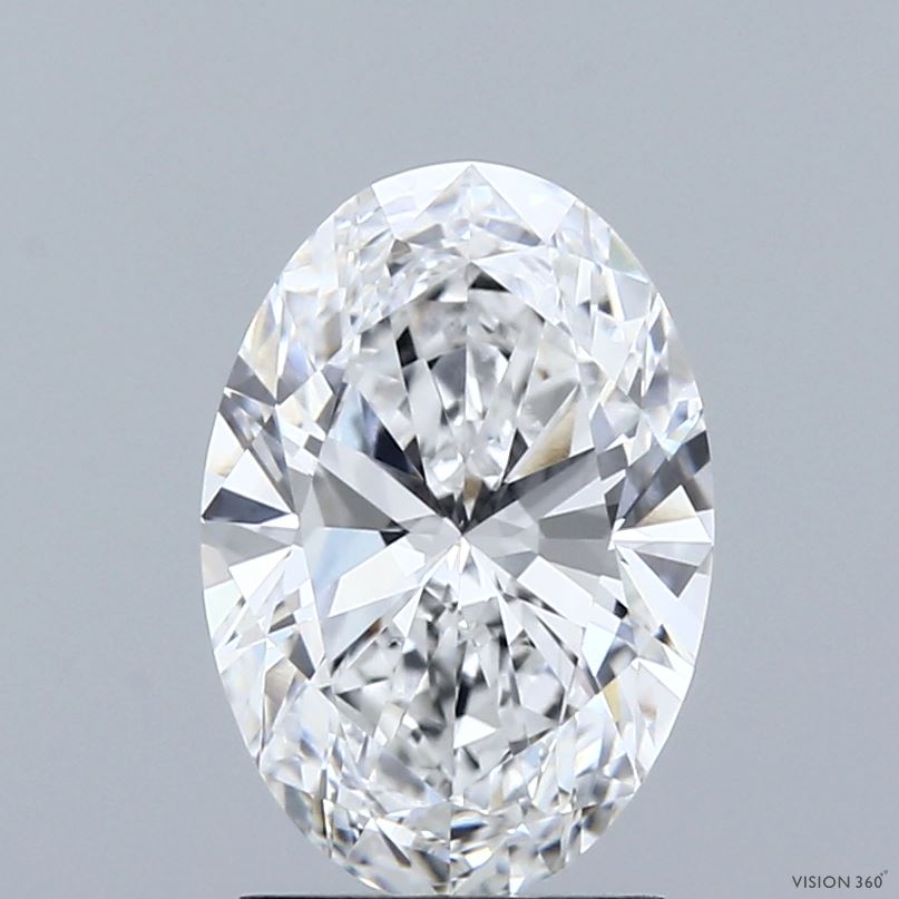 2ct Oval E VVS1 Lab Created Diamond