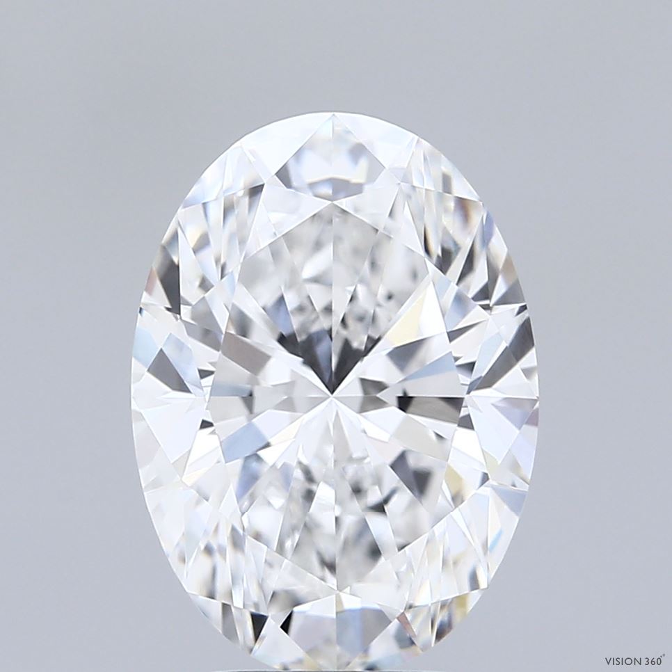4.02ct Oval D VVS1 Lab Created Diamond