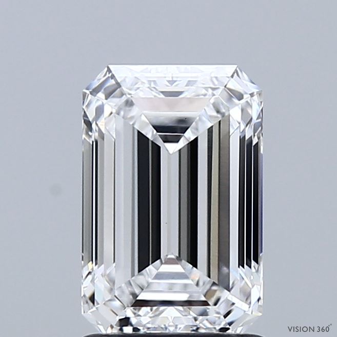 1.62ct Emerald D VS1 Lab Created Diamond