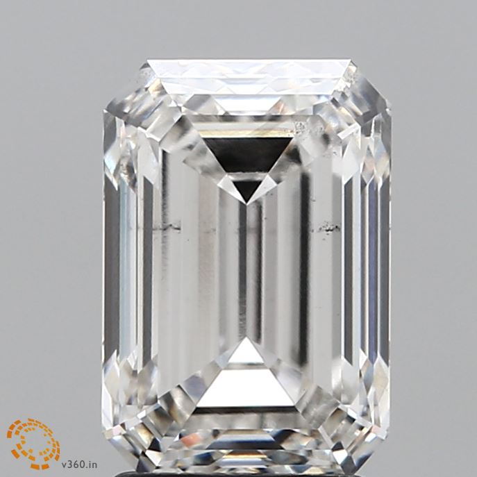 3.01ct Emerald G VS2 Lab Created Diamond