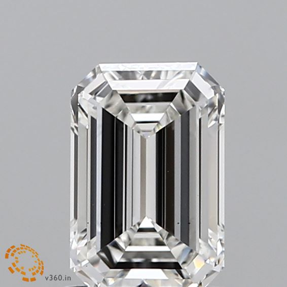 1.01ct Emerald H VS1 Lab Created Diamond