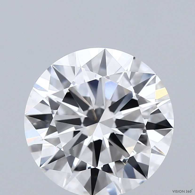 3.5ct Round E VVS2 Lab Created Diamond