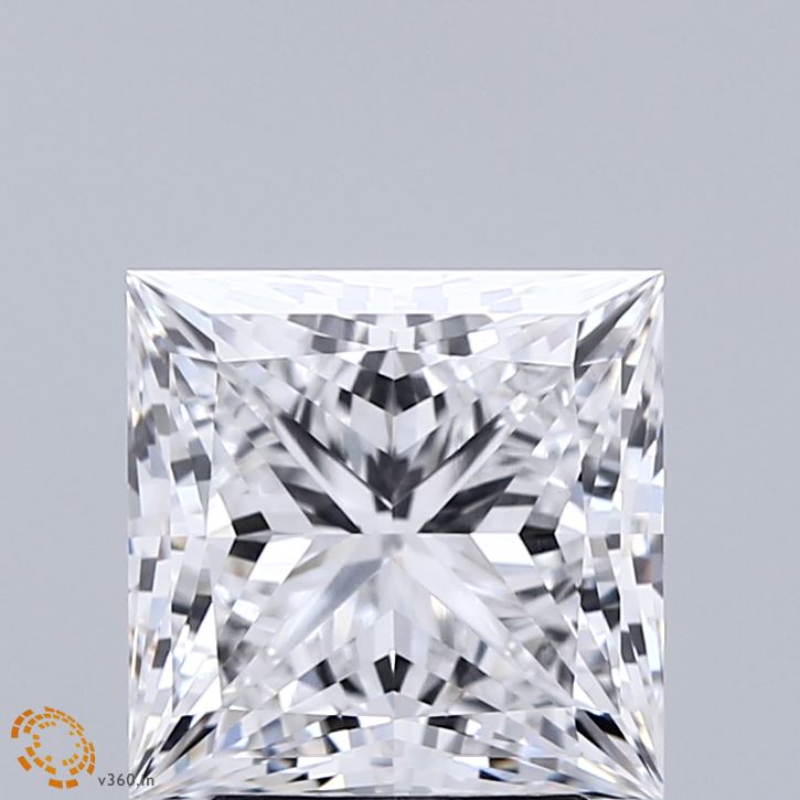 3.07ct Princess D VVS2 Lab Created Diamond