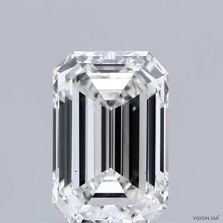 0.78ct Emerald G VS1 Lab Created Diamond