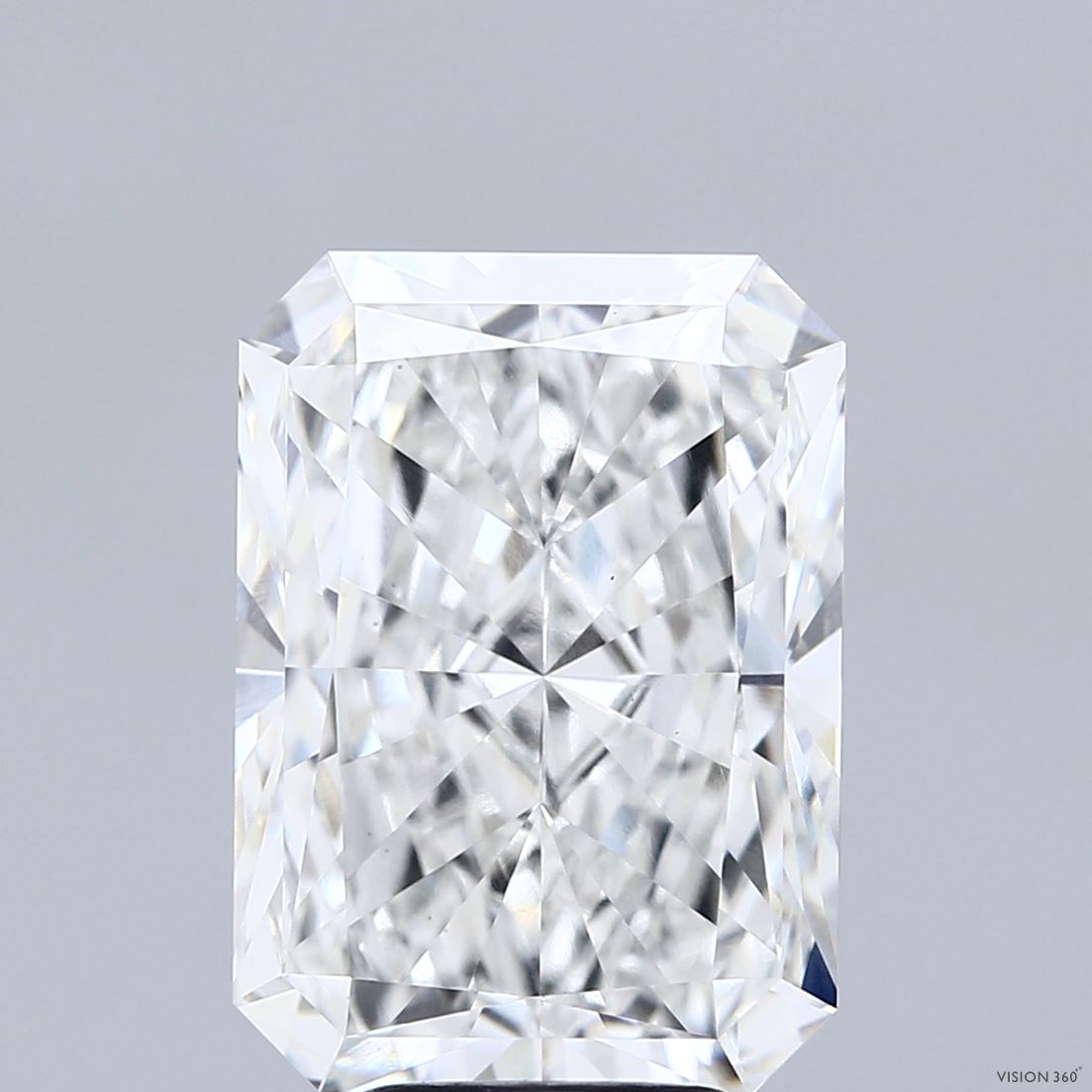 6.55ct Radiant F VS1 Lab Created Diamond
