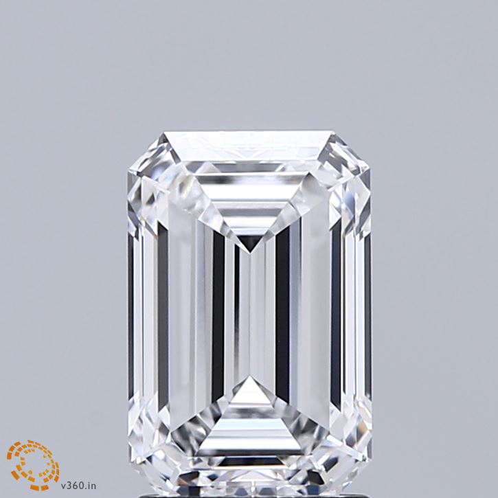 2.03ct Emerald D VVS1 Lab Created Diamond