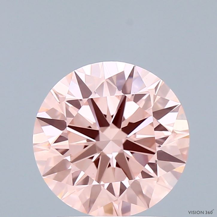 2.05ct Round FANCY INTENSE PINK VS1 Lab Created Diamond