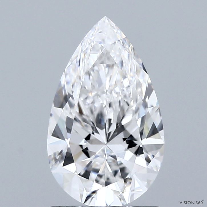 1.53ct Pear E VVS2 Lab Created Diamond