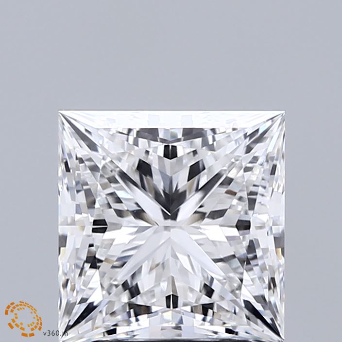 3.01ct Princess E VVS1 Lab Created Diamond