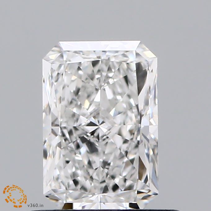 0.79ct Radiant E VVS2 Lab Created Diamond