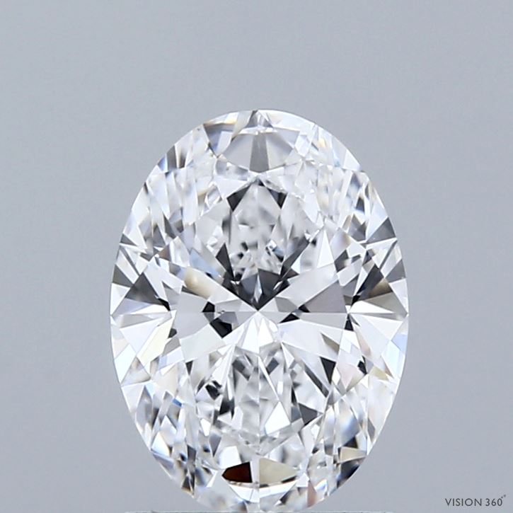 1.51ct Oval D VVS2 Lab Created Diamond