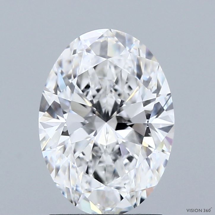 2.01ct Oval E VVS2 Lab Created Diamond