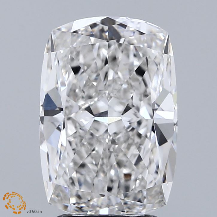 3.3ct Cushion F VVS2 Lab Created Diamond