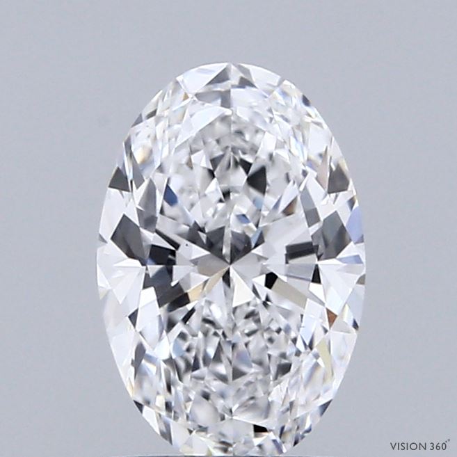 1.26ct Oval D VS1 Lab Created Diamond