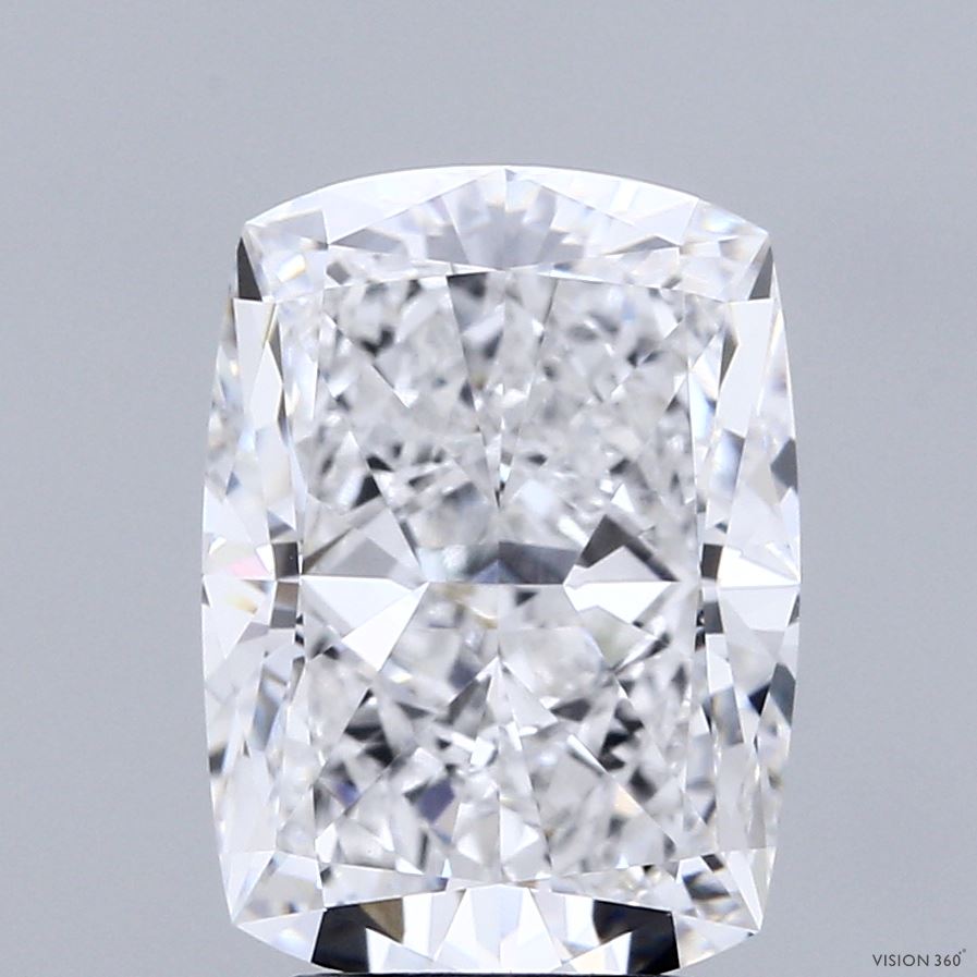4.44ct Cushion D VVS2 Lab Created Diamond
