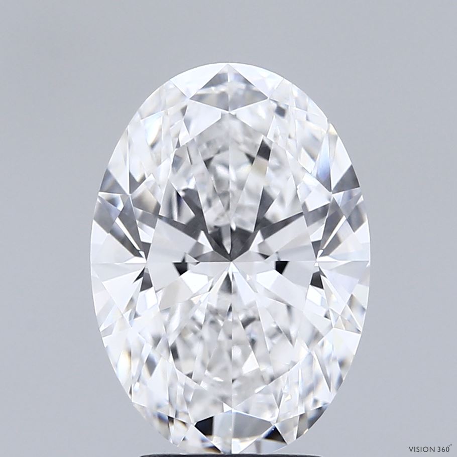 3.31ct Oval D VVS1 Lab Created Diamond