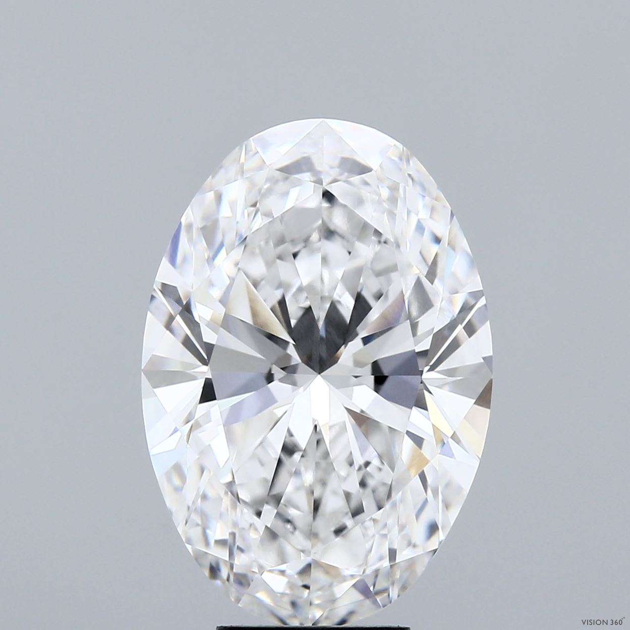 7.05ct Oval D VVS2 Lab Created Diamond