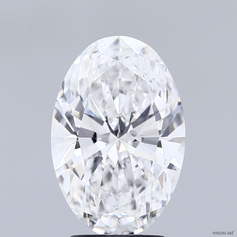 3.01ct Oval D VVS1 Lab Created Diamond