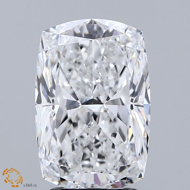 3.06ct Cushion D VS1 Lab Created Diamond