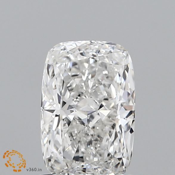 0.97ct Cushion F VS2 Lab Created Diamond