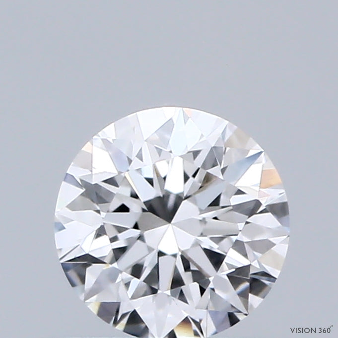 0.68ct Round D VVS2 Lab Created Diamond