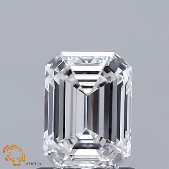 0.89ct Emerald E VS1 Lab Created Diamond
