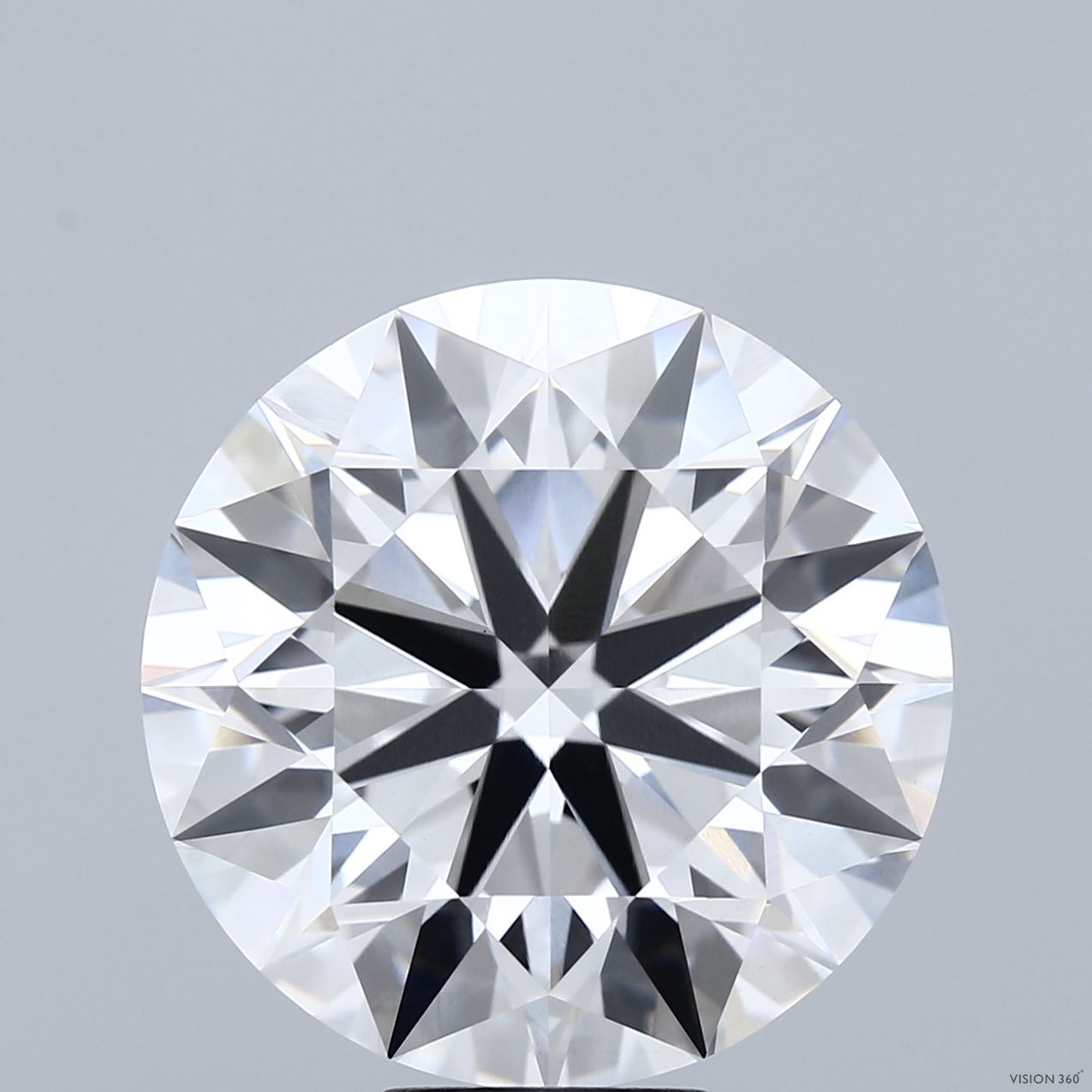 12.26ct Round F VVS2 Lab Created Diamond